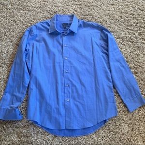 VanHeusen Long Sleeve Collared Shirt (Size L)